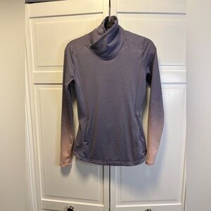 Calia Oasis Ombre Pullover With Mock Neck Size Women’s Small Color Purple/Pink